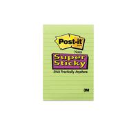 3M Super Sticky Ultra Notes 4 x 6 Five Colors Three 90-Sheet Pads Pack