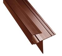 3m Terracotta Envirotile Continuous Dry Verge Synthetic Slate Roof Tile Edge Trim