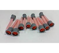 3M(TM) Scotch-Weld(TM) EPX(TM) Mix Nozzles Square Orange, for 45mL 10:1 Duo-Pak Cartridges, Bag of 12