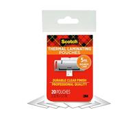 Scotch Business Card Size Thermal Laminating Pouches, 5 Mil, 20/Pack, TP5851-20