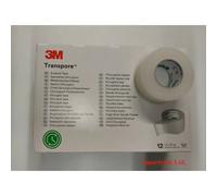 3M Transpore Medical Surgical Tape Plastic 2.5 cm X 9.1 m Waterproof - 3 Rolls