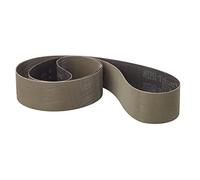 3M Trizact Cloth Belt 237AA for Sanding, Aluminum Oxide, Dry Only, 4'' Width x 132'' Length, A16 Grit, Gray (Pack of 50)