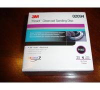 3M Trizact Hookit Clear Coat Sanding Abrasive Disc 471LA, 02094, 3 in, P1500, 25 Discs per Carton