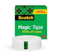 3M TS-170018 810 Scotch Magic Tape, Invisible Tape Matt, 19mm x 33m