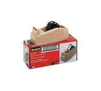3M Two-Roll Desktop Tape Dispenser 3 core High-Impact Plastic Beige