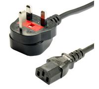 3M UK Plug to IEC Socket Mains 5A Power Cable PC Monitor Amp Kettle C13 Lead