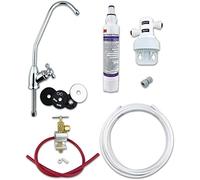 3M Under Sink Drinking Water Filter Kit System with AP2-C405-SG Bacteri Filter Full DIY System (Bobble Foot Tap)