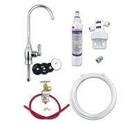 3M Under Sink Drinking Water Filter Kit With Ap2-C405-Sg Bacteri Filter Full Diy System - Baseball Tap