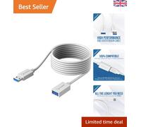3M USB 3.0 Extension Cable for Fast Charging & Data Sync - Durable & Flexible