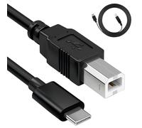 3M USB B to USB C Printer Cable, High Speed USB B to USB C Cable for HP Canon Epson Scanner - Printer Cable to USB Compatible with MIDI Keyboard Digital Piano