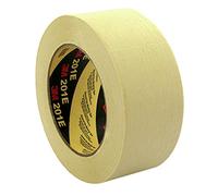 3M UU001578440 201E General Use Masking Tape, 48 mm x 50 m, Beige (Pack of 6)
