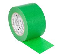 3M™ UV Resistant Masking Tape 2814, Green, 72 mm x 50 m, 0.12 mm, 16 Rolls/Case