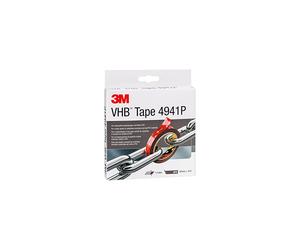 3M VHB 4941P, Double Sided Foam Tape - Excellent Adhesion to Most Metals, Polycarbonate and ABS - Grey, 19 mm x 3 m, 1.1 mm (1 Roll)