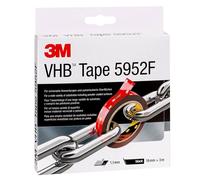 2x 3M VHB 5952 F Acrylic Based Double Coated Adhesive Tape - 1.1mm 19mm x 3M