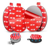 3M VHB Adhesive, 2.76in/70mm Dashboard Pad Mounting Disk Adhesive Replacement Kit, Double Sided Stickers for Suction Cup Dashboard Phone Holder & Windshield Car Mount 4 Pack