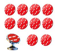 3M VHB Double Sided Tape,10 Pack Round Double Sided Sticky Pads,25mm Sticky Pads,for Car Dashboard Phone Mount, Dash Cam,GPS,Number Plate on Windscreen,Permanent Adhesive,Vibration Resistant
