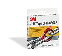3M VHB GPH-060GF Double Sided Adhesive Tape - Designed to create durable and reliable bonds for high temperatures and multi material bonding - 19mm x 3m, Thickness 0.6mm, Grey (1 Roll)