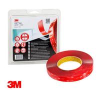 3M VHB 4910F Double Sided Adhesive Tape - Clear construction allowing joining of transparent material and virtually invisible bondline - 19mm x 11m,