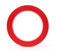 3M Vinyl Tape 471, 1/4 in x 36 yd, Red, 1 Roll, Red Floor Tape, Paint Alternative for Floor Marking, Social Distancing, Color Coding, Safety Marking