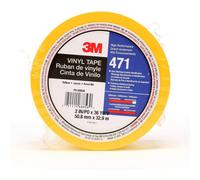 3M Vinyl Tape 471, 2 in x 36 yd, Yellow, 1 Roll, Yellow Floor Tape, Paint Alternative for Floor Marking, Social Distancing, Color Coding, Safety Marki