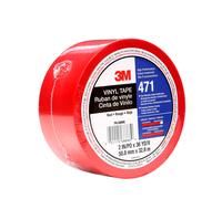 3M Vinyl Tape 471 Red 2 in x 36 yd 5.2 mil