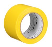 3M Vinyl Tape 764 General Purpose 3 in x 36 yd Yellow 1 Roll Light Traffic Floor Marking Tape Social Distancing Color Coding Safety Bundling