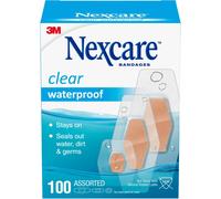3M Waterproof Bandages 100/Pkg-Assorted Sizes