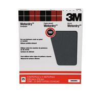 3M Wetordry Sandpaper, 25 Sheets, 9 in x 11 in, 180 Grit, Fine, for Wet and Dry Sanding, Premiere Finish on Lacquers, Primers, Sealers, Plastics & Paints, for Final or Between Coats Sanding (88620NA)