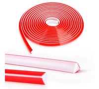3M White Flexible Wall Moulding Trim,Self-Adhesive Decorative Edging Strip | 3M 9mm x 9mm White Tpe Quadrant Trim With Self-Adhesive Backing For Neat Indoor Wall, Floor, Worktop And Ceiling Corners