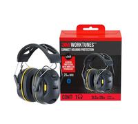 3M WorkTunes Connect Wireless Hearing Protector with Bluetooth Technology Bluetooth Hearing Protection with a 26 dB Noise Reduction Rating