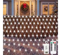 3M x 2M 200 LED Battery Net Lights with Remote 8 Modes Timer Dimmable