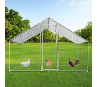 Walk In Chicken Run Cage Coop 3m x 2m x 2m Dog Pen House Kennel