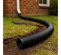 3M X 38mm Ribbed Tubing For Pump Filter Sump Water Butt 1.5" Heavy-Duty Corrugated Drainage Pipe - Flexible, Durable, Versatile