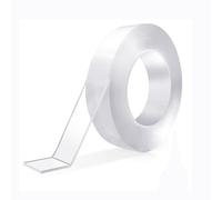 3m x 3cm Double Sided Tape Heavy Duty Extra Strong Nano Mounting Tape Clear Removable Adhesive Strips Multipurpose Sticky Pads for Picture Hanging Wall Decor Carpets Home Office DIY Mounting Project