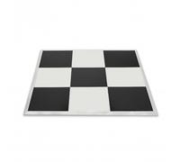 3m x 3m Portable Dance Floor by Gear4music Chequerboard Finish