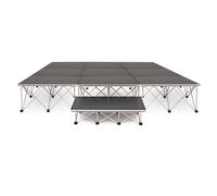 3m x 3m Portable Stage Kit by Gear4music 40cm