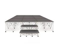 3m x 3m Portable Stage Kit by Gear4music 60cm