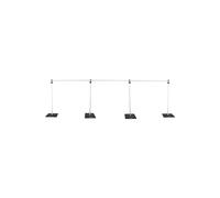 3m x 9m Pipe & Drape, Heavy Duty Photography Backdrop Stand Neel Blue Silver One Size