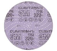3M Xtract Cubitron II Film Disc 775L, 152 mm, 320+, Clean Sand, 50 Discs per Pack