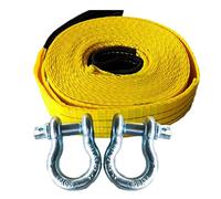 3Meters 12Ton High Strength Tow Strap, with Two Safety Hooks, Winch Rope for Recovery Tow(12T-6m)