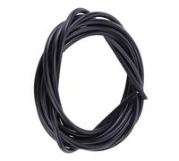 3meters Brake Cable Rubber Outer Hose, Premium Spiral Steel Wires, PVC Tube Lubricant, Lightweight Great Strength, for Road Bikes (Black)