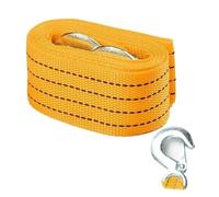 3Meters Heavy Duty 3 Ton Car Tow Cable Towing Pull Rope Strap With Hooks Portable Self-driving Tourism Heavy Duty Rescue Rope(Eagle Hook 3m)
