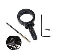 3mirrors Aluminum Oil Dipstick Pull Handle - Compatible with Dodge Chrysler Jeep Models - Universal Engine Oil Dipstick Handle - w/Viton O Ring & Installation Kit - Black