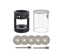 3mirrors Aluminum Tungsten Electrode Sharpener Grinder Head TIG Welding Tool 24 Guides, 24 Multi-Angle & Offsets, Full-Featured Tool w/Dust Housing, Healthy Version