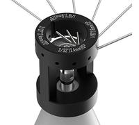 3mirrors Aluminum Tungsten Electrode Sharpener Grinder Head TIG Welding Tool with Cut-Off Slot Multi-Angle & Offsets, 5X 25mm Double Diamond Wheels, 1X Connecting Rod