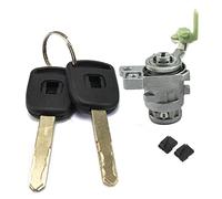 3mirrors Left&Driver Door Side Lock Cylinder w/ 2 Keys Compatible with 2003 2004 2005 2006 2007 Honda Accord 4 Doors 72181-SDA-A11