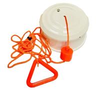 3MK-EPS Emergency Pull Cord - Disabled Toilet Alarm with LED Indicator, 1.5m Cord , NO/NC Relay Output, for Bathrooms, Saunas, Care Facilities