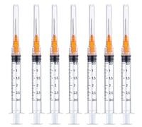 3ml 25 Gauge 5/8 Inch Sample Measuring Dispensing Lab Utensils, for Industrial, Scientific and Experiments Research, Pack of 100