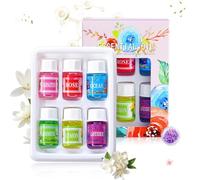 3ml Aromatherapy Oils - Fragrance Oil | 6-bottle Essentiall Oil Gift Set | Air Freshner | Multi-purpose Aromatic Scent Humidifier for Bathroom Living Room Water-Soluble Car Diffuser