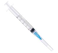 3ml/cc 23-1in Industrial Manufacturing Luer Lock Dispensing Tools, Lab Measuring Supplies, Pack of 100, Individually Wrapped
